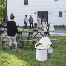 Load image into Gallery viewer, Adults Portable Freestanding Camping RV Travel Potty Toilet With Handrails