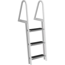 Load image into Gallery viewer, Heavy Duty Aluminum In Ground Pool Boat Deck Ladder Steps