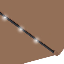 Load image into Gallery viewer, Luxury Outdoor Cantilever Patio Umbrella With Solar Powered LED Lights