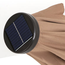 Load image into Gallery viewer, Luxury Outdoor Cantilever Patio Umbrella With Solar Powered LED Lights