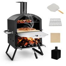 Load image into Gallery viewer, Large Tabletop Outdoor Wood Fired Backyard DIY Pizza Oven