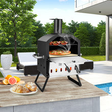 Load image into Gallery viewer, Large Tabletop Outdoor Wood Fired Backyard DIY Pizza Oven