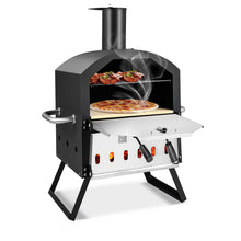 Load image into Gallery viewer, Large Tabletop Outdoor Wood Fired Backyard DIY Pizza Oven