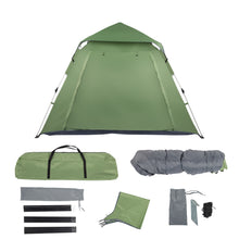 Load image into Gallery viewer, All Weather Outdoors 4 Person Waterproof Family Camping Tent