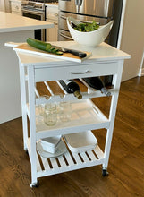 Load image into Gallery viewer, Rolling Bar Cart