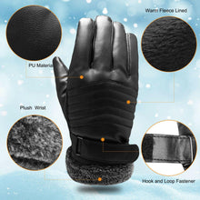 Load image into Gallery viewer, -30℃ Leather Waterproof Winter Warm Ski Gloves | Touch Screen Compatible - Until Times Up