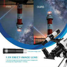 Load image into Gallery viewer, Professional Astronomical 150x Magnification Refracting Telescope 300/70mm With Tripod Phone Adapter - Until Times Up