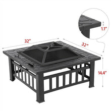 Load image into Gallery viewer, 32" Multipurpose Outdoor Fire Pit