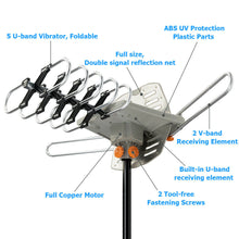 Load image into Gallery viewer, 990 Mile Outdoor HD TV Antenna UHF VHF 4k