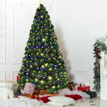 Load image into Gallery viewer, 7' Pre-Lit Fiber Optic Artificial Christmas Tree w/ 280 LED Lights & Top Star - Until Times Up