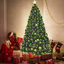 Load image into Gallery viewer, 7' Pre-Lit Fiber Optic Artificial Christmas Tree w/ 280 LED Lights & Top Star - Until Times Up