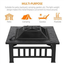 Load image into Gallery viewer, 32" Multipurpose Outdoor Fire Pit