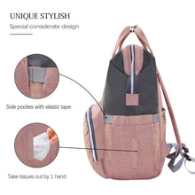 Load image into Gallery viewer, USB Baby Diaper Bag With Feeding Bottle Bag - Until Times Up