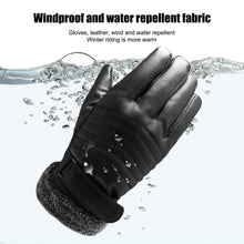 Load image into Gallery viewer, -30℃ Leather Waterproof Winter Warm Ski Gloves | Touch Screen Compatible - Until Times Up