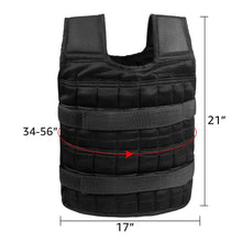 Load image into Gallery viewer, 44 Pound Weighted Vest Workout Equipment | Adjustable Gym Training Empty Jacket - Until Times Up