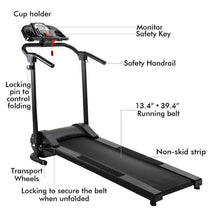 Load image into Gallery viewer, Folding Treadmill Electric Motorized Power Running Jogging Fitness Machine - Until Times Up
