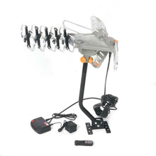 Load image into Gallery viewer, 250 Miles Outdoor Digital Amplified HDTV Antenna, Motorized 360° Rotation W/ Pole