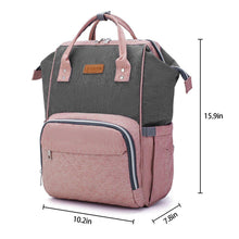 Load image into Gallery viewer, USB Baby Diaper Bag With Feeding Bottle Bag - Until Times Up