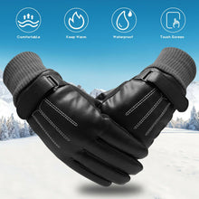 Load image into Gallery viewer, -30℃ Leather Waterproof Winter Warm Ski Gloves | Touch Screen Compatible - Until Times Up