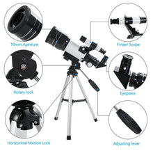 Load image into Gallery viewer, 70mm Astronomical Refractor Telescope With Tripod - Until Times Up