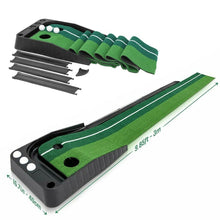 Load image into Gallery viewer, Indoor Golf Putting Green 10' Auto Return Practice Mat