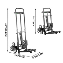 Load image into Gallery viewer, Folding Hand Truck Dolly 460lbs Capacity