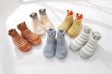 Load image into Gallery viewer, Infant Toddler Cartoon Animals Non-slip First Walkers Baby Elastic Socks Shoes