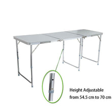 Load image into Gallery viewer, Portable Aluminum Folding Table Indoor/Outdoor
