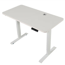 Load image into Gallery viewer, White FlexiDesk Electric Standing Desk Adjustable Height w/ Memory Store Control - Until Times Up