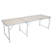 Load image into Gallery viewer, Portable Aluminum Folding Table Indoor/Outdoor