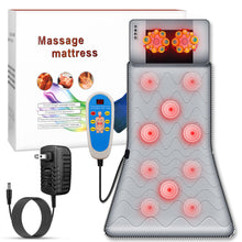 Load image into Gallery viewer, Heated Electric Portable Full Body Massage Mattress Mat