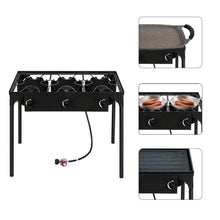 Load image into Gallery viewer, Portable Propane Burner Gas Cooker Outdoor Camping Stove Grill