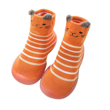 Load image into Gallery viewer, Infant Toddler Cartoon Animals Non-slip First Walkers Baby Elastic Socks Shoes