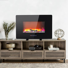 Load image into Gallery viewer, Wall Mounted / Freestanding Electric LED Realistic Flame Fireplace Space Heater
