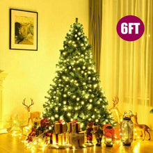 Load image into Gallery viewer, 6ft Waterproof Green 700 Pines Artificial Christmas Xmas Tree With 300 LED Warm White Lights - Until Times Up