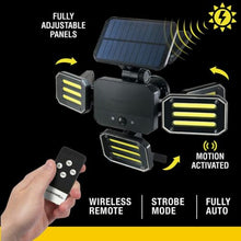 Load image into Gallery viewer, Outdoor Solar Floodlight with Motion Sensor and Remote Control