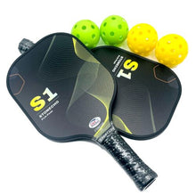 Load image into Gallery viewer, Pickleball Paddles Set - 2 Lightweight Paddles & 4 FREE Balls (USAPA Approved)