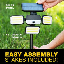 Load image into Gallery viewer, Outdoor Solar Floodlight with Motion Sensor and Remote Control