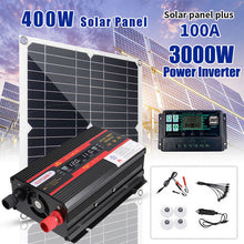 Load image into Gallery viewer, 6000W Complete Solar Panel Kit Solar Power Generator 100A Home 110V Grid System