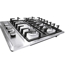 Load image into Gallery viewer, 23'' 4 Burners Built-In Stove Top Gas Cooktop LPG/NG Gas Cooking Cooktop Kitchen