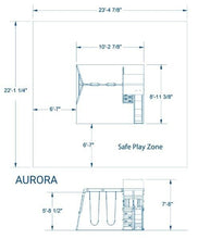 Load image into Gallery viewer, Playground Play Set Kids Outdoor Cedar Wood Swing Chalk Wall Slide Fort Climber