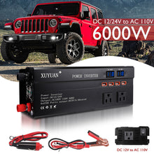 Load image into Gallery viewer, 6000W Complete Solar Panel Kit Solar Power Generator 100A Home 110V Grid System