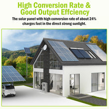 Load image into Gallery viewer, 6000W Complete Solar Panel Kit Solar Power Generator 100A Home 110V Grid System
