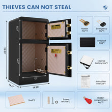 Load image into Gallery viewer, Large Home Safes 4.5Cub Fireproof Double Safes Lockbox Digital Keypad Money Safe