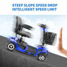 Load image into Gallery viewer, 4 Wheels Mobility Scooter Power Wheelchair Folding Electric Scooters Home Travel