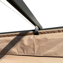 Load image into Gallery viewer, 13x10 Ft Outdoor Aluminum Pergolas Patio Retractable Pergola with Canopy