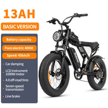 Load image into Gallery viewer, Electric Bike 1000W/2000W 13Ah/20Ah/40Ah 20'' Fat Tire Mountain E-bike