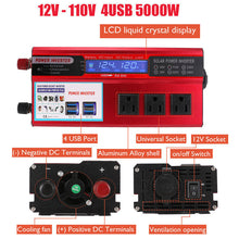 Load image into Gallery viewer, 6000W Complete Solar Panel Kit Solar Power Generator 100A Home 110V Grid System