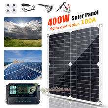 Load image into Gallery viewer, 6000W Complete Solar Panel Kit Solar Power Generator 100A Home 110V Grid System