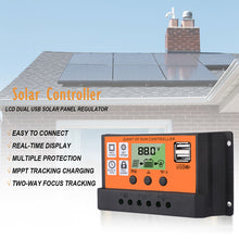 Load image into Gallery viewer, 6000W Complete Solar Panel Kit Solar Power Generator 100A Home 110V Grid System
